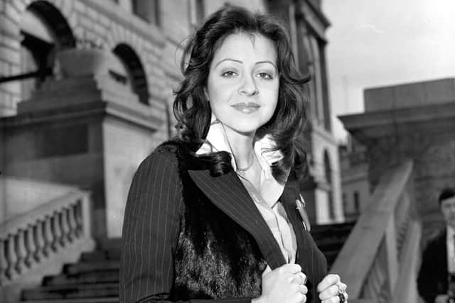 Vicky Leandros, the winner of the Eurovision song contest, held in the Usher Hall, Edinburgh in 1972
