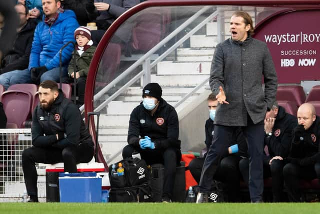 Hearts manager Robbie Neilson. (Photo by Ross Parker / SNS Group)