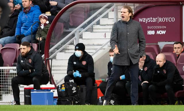 Hearts manager Robbie Neilson. (Photo by Ross Parker / SNS Group)