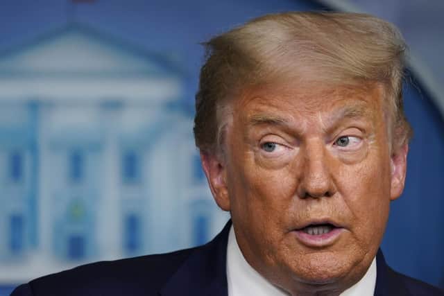 Donald Trump is taking legal action over voting in a number of states (AP Photo/Evan Vucci, File)