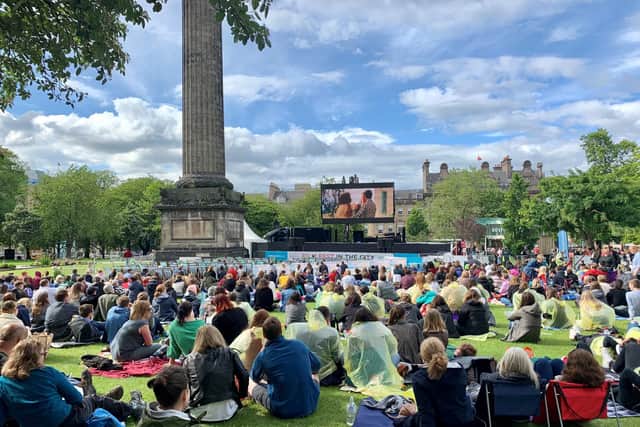 St Andrew Square will be hosting outdoor screenings at this year's Edinburgh International Film Festival.
