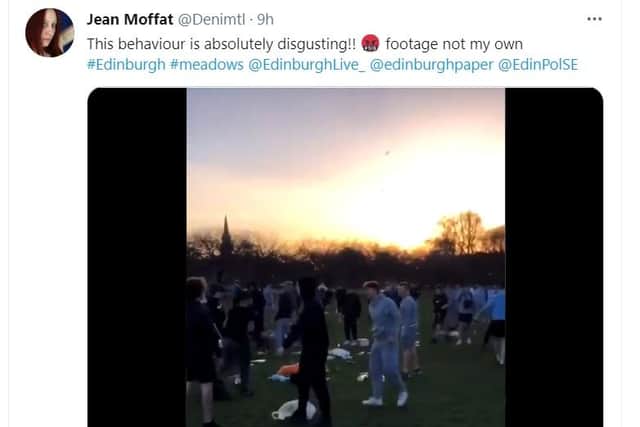 A video was posted on Twitter on Saturday evening