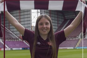 Brodie Greenwood has signed a one-year deal. Credit: Hearts Women
