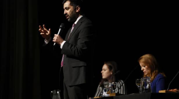Despite their difference, independence will remain the priority for Humza Yousaf, Kate Forbes and Ash Regan (Picture: Jeff J Mitchell/PA)