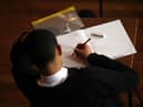 A teenager taking a exam. Picture: David Davies/PA Wire