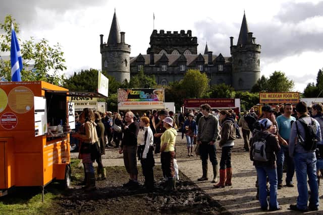 The Connect festival was previously held in the grounds of Inveraray Castle on the banks of Loch Fyne. Picture: Jim Dyson/Getty Images