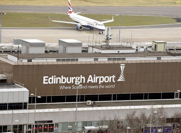 A Jet2 flight made an emergency landing at Edinburgh Airport on Thursday afternoon. (Photo credit: Lisa Ferguson).