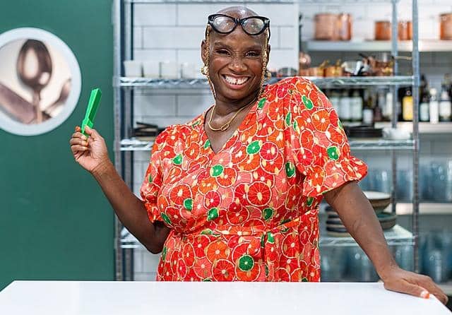 The host of Great British Menu, Andi Oliver (Picture: BBC/Optomen Television Ltd/Ashleigh Brown)