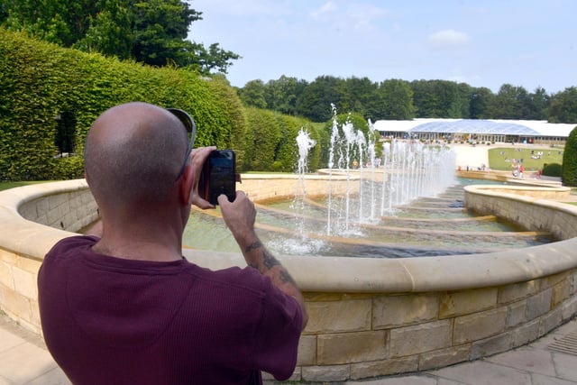 Capturing a moment at The Alnwick Garden.