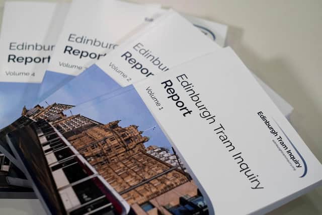 The 959-page report puts most of the blame on the council's arms-length tram firm TIE, council officials and Scottish Government ministers.
