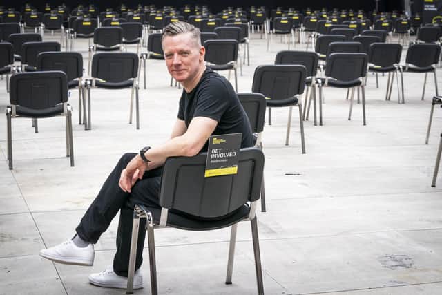 Festival director Fergus Linehan says audience bubbles will be kept two metres apart during all events this month. Picture: Jane Barlow/PA Wire