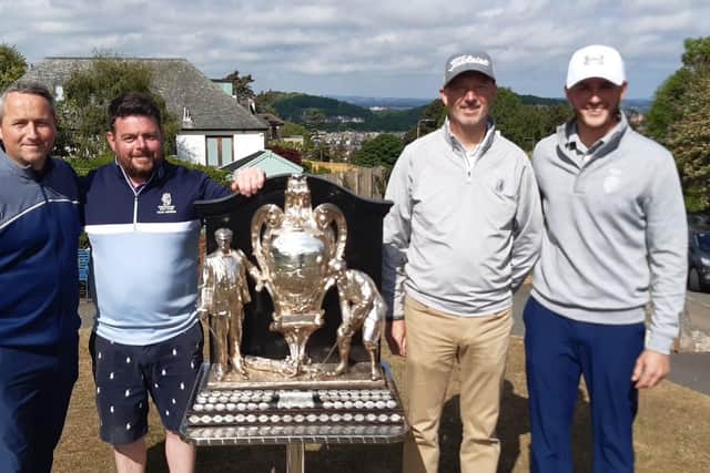 Represented by Gary Malone, Alan Mackay, Steven McCulloch and Nathan McCulloch, Hailes A got off to a winning start in the 121st Dispatch Trophy at the Brais. Picture: National World