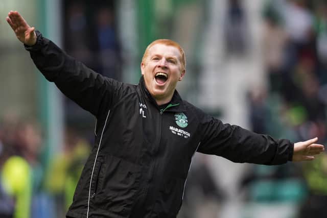Neil Lennon won the Championship as Hibs manager and qualified for Europe the following season. Picture: Rob Casey / Rob Casey