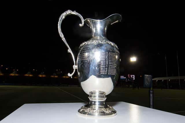 Edinburgh and Glasgow will compete for the 1872 Cup at Murrayfield on Saturday, May 21, with Glasgow leading 30-17 from the first leg at Scotstoun.  (Photo by Ross MacDonald / SNS Group)