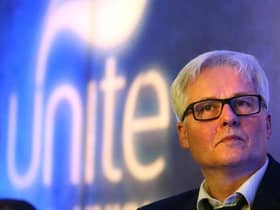 Pat Rafferty, Unite's Scottish secretary, said thousands of new members have signed up in Scotland since the turn of the year. Picture: Andrew Milligan/PA