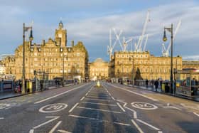 Edinburgh's North Bridge will be closed to all northbound traffic between 7pm on Saturday and 5am on Sunday. Pic: Roberto La Rosa/Shutterstock