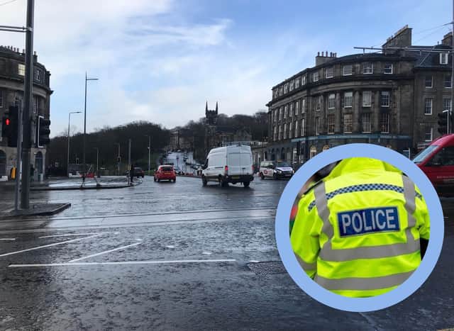 The incident took place on Wednesday morning (March 15) at the junction on Leith Walk and London Road