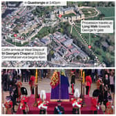 Queen Elizabeth's final journey and funeral in 8 diagrams and maps. Pictures and graphics: PA