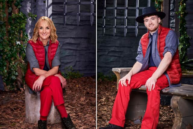 Former BBC Breakfast presenter Louise Minchin and Olympic diver Matty Lee will be heading into the Castle for I'm A Celebrity 2021. (Image credit: ITV/Lifted Entertainment)