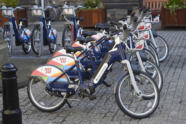 The previous cycle hire scheme ran from 2018 until 2021 but came to an end when Serco said it would not renew the contract.  Picture: Greg Macvean.