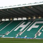 A general view of Hibs' Easter Road stadium