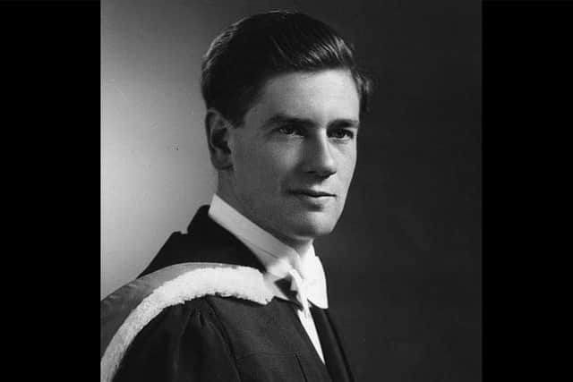 Ian Balfour's graduation in July 1955