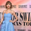 Taylor Swift at the premiere of her Eras Tour concert film