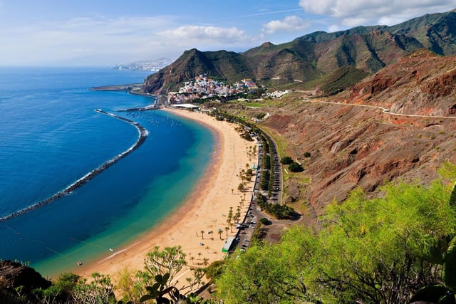 Tenerife, the largest of the Canary Islands, is a great winter sun destination, with its golden beaches and clear blue waters, where dolphins and whales can be spotted. Visitors can also explore the island's volcano El Teide, wander through its charming Spanish towns, or try watersports. Flight prices start from £50.