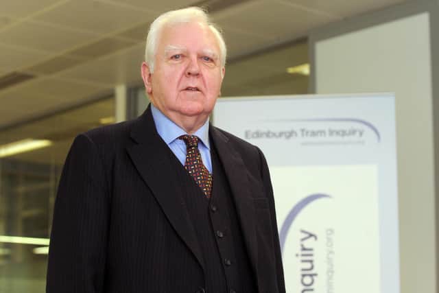 Lord Hardie was appointed to chair the Edinburgh Tram Inquiry in 2014.   Picture: Lisa Ferguson