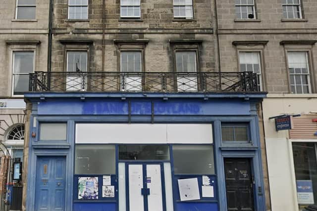 Taco Bell has permission to open in the old Picardy Place Bank of Scotland branch. Image: Google.