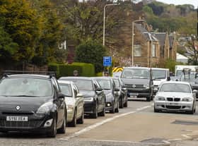 The SNP's commuter congestion charge would affect drivers coming into the Capital from outside the city boundary.  Picture: Lisa Ferguson.