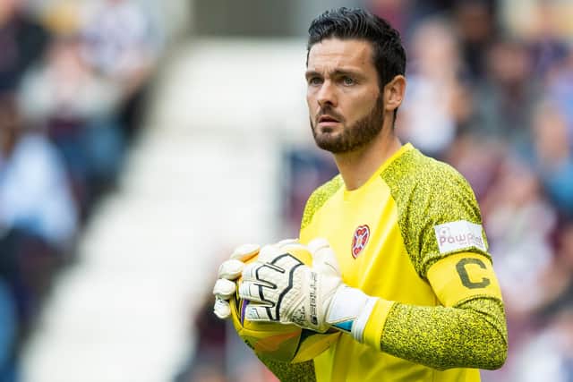 Hearts goalkeeper Craig Gordon is pushing to be Scotland No.1