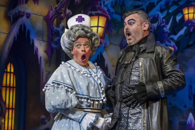 Allan Stewart and Grant Stott in Snow White and the Seven Dwarfs