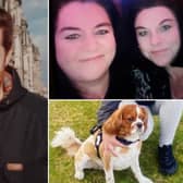 Keith Russell and sisters Donna Janse Van Rensburg and Sharon McLean as well as Donna's dog Joey died in the Perth hotel fire (Photos: Police Scotland)