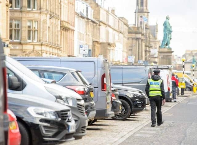 George Street is top of the league for parking tickets in the Capital.  Picture: Ian Georgeson.