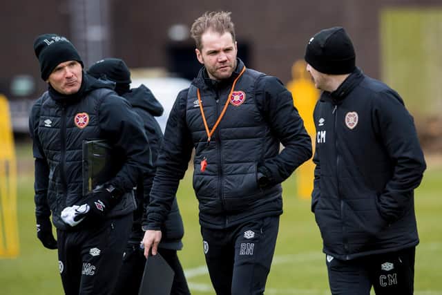 Hearts coaches are keen for more players to gain international recognition.