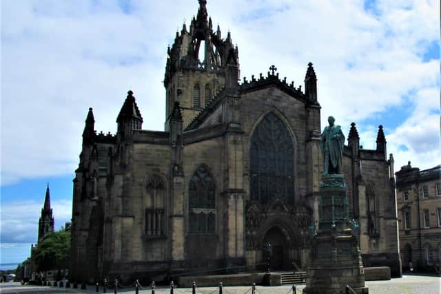 St Giles' Cathedral which features in Flora Johnston's debut novel What You Call Free