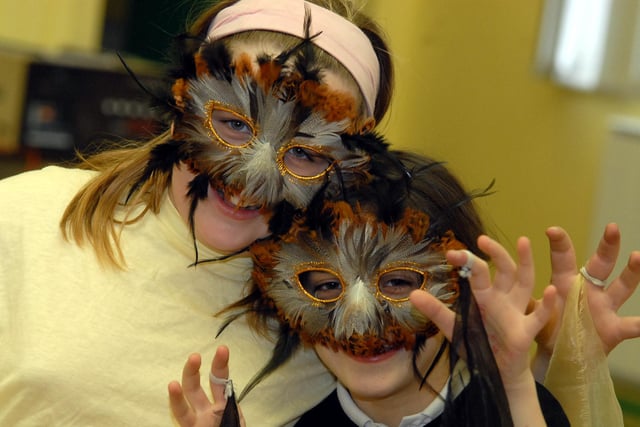 Fun with dressing up but do you recognise the students behind the masks?