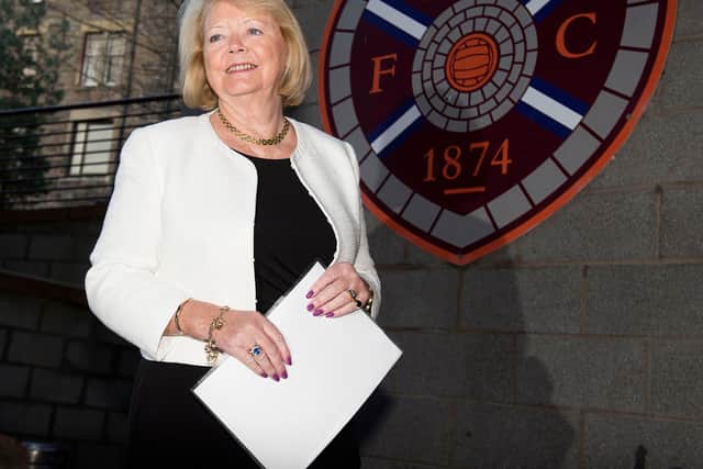 Hearts owner Ann Budge plans to submit a paper on league reconstruction.