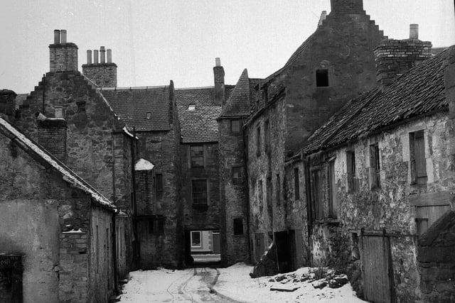 Mitchells Close, in Haddington, which was set to be restored in 1963.