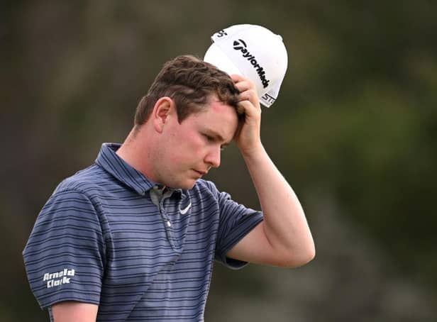 Bob Macintyre was left scratching his head after a disappointing finish in the Ras Al Khaimah Classic on Sunday but is eager to get going again in this week's Genesis Invitational on the PGA Tour. Picture: Ross Kinnaird/Getty Images.