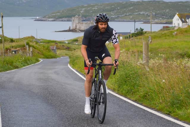 Mr Armour cycled 112 miles as part of his epic journey (Photo: Selkie).