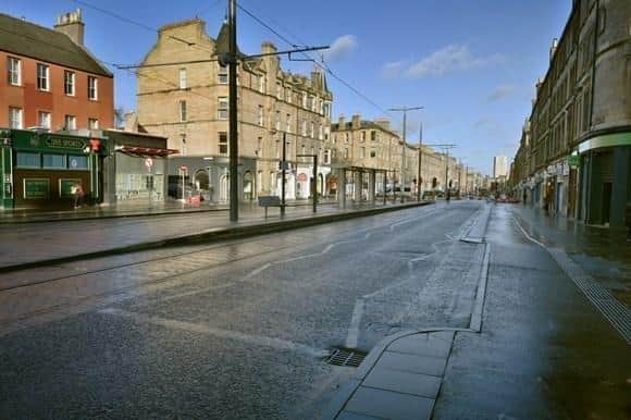 Leith Walk has temporary restrictions while trams works being completed