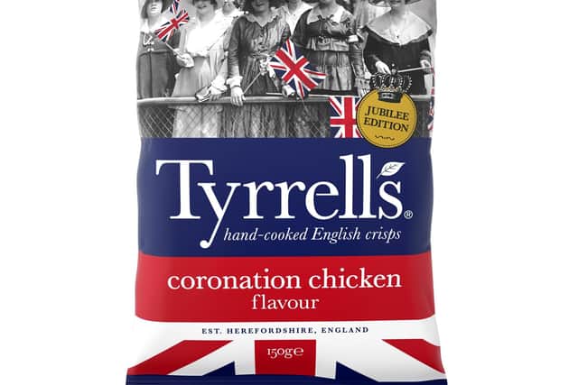 Tyrrells Coronation Chicken Crisps £2.30