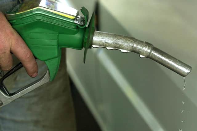 Cheaper prices at the pumps was one of the factors for the lower inflation rate in March. Picture: Rui Vieira/PA