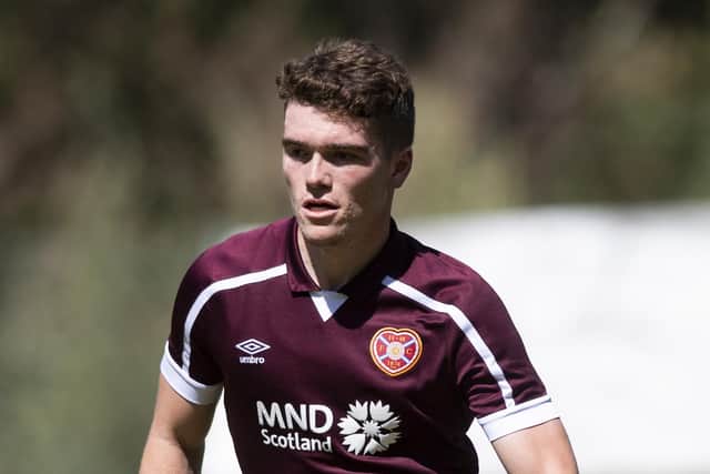 Hearts striker Euan Henderson has made an impressive start to pre-season with three goals in four games. Picture: Mark Scates / SNS