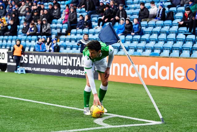 Newell's delivery from set plays has become so important for Hibs.