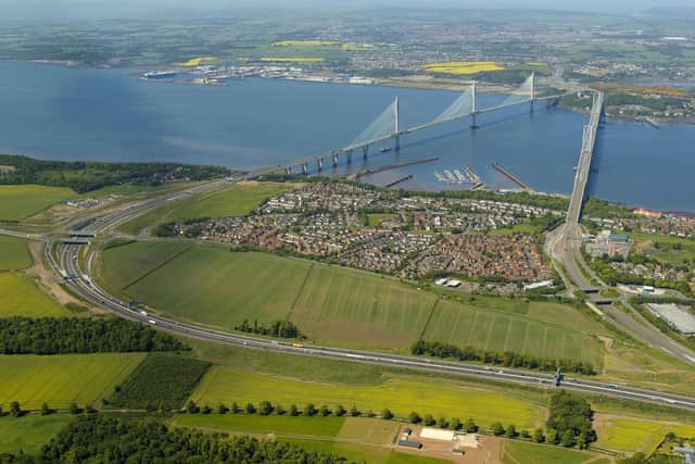 The Cala Homes site, which is located south of Builyeon Road, lies between the Queensferry Crossing and Forth Road Bridge approaches.