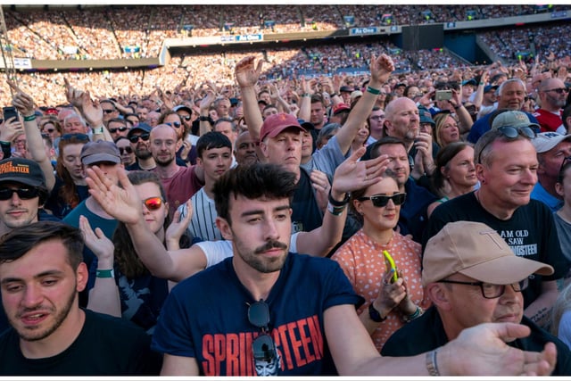 The last time Bruce Springsteen played an outdor gig in Edinburgh was in 1981 - and his loyal fans were delighted to welcome The Boss back to the Capital.