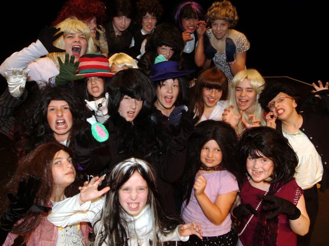 Mansfield Palace Theatre Intermediate and Junior Youth Theatre are pictured during a rehearsal for their 2006 show Roald Dahls The Witches.